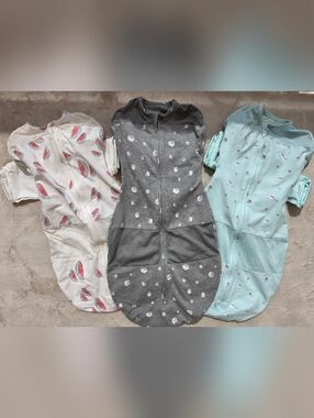 SNOO Sleep Sack & Sleepea - 3 pack and pink bassinet sheets 2 pack